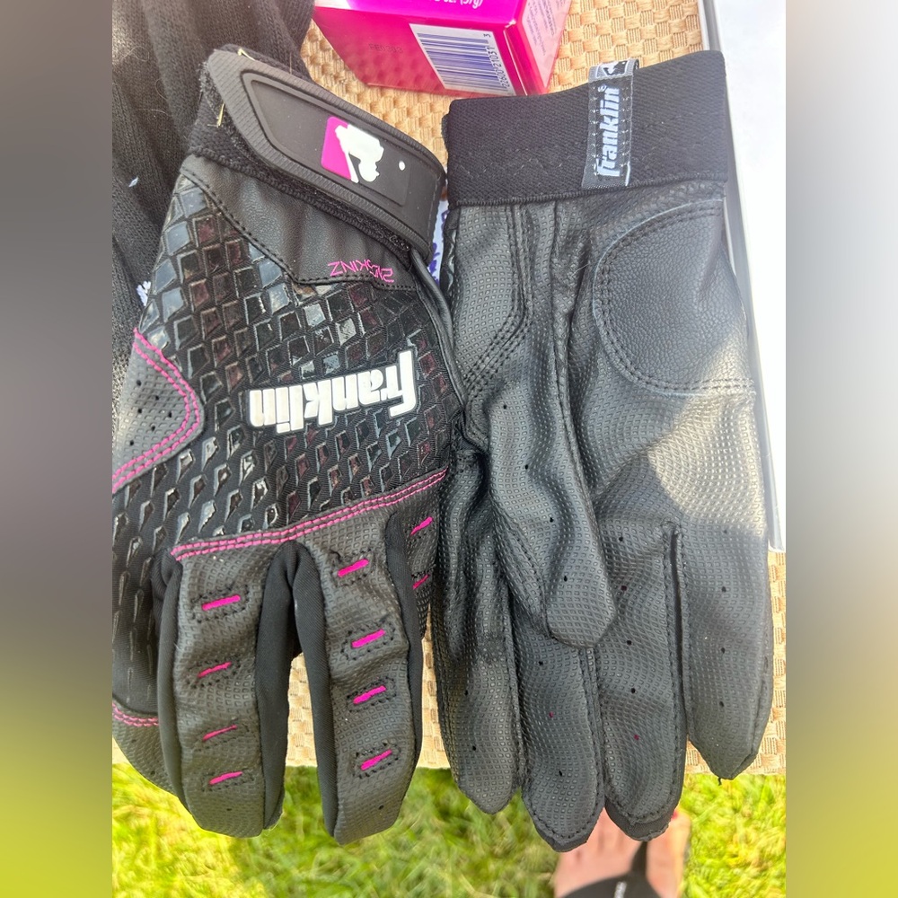 Women’s Franklin Batting Softball Baseball Gloves Size L